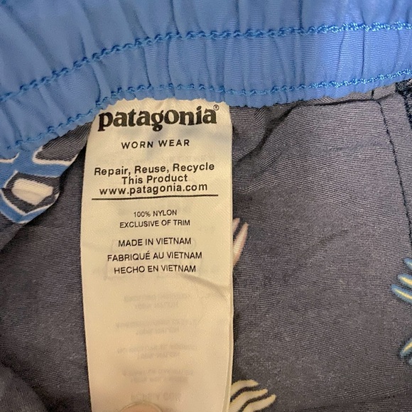Patagonia Kids Water Shorts, Sz Large, Pockets, Unlined, Quick Dry, 100% Nylon - Picture 4 of 13